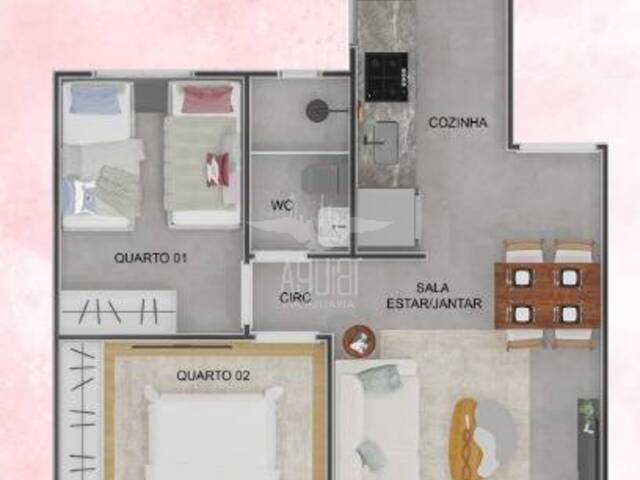 #2804 - Apartamento para Venda em Feira de Santana - BA - 2