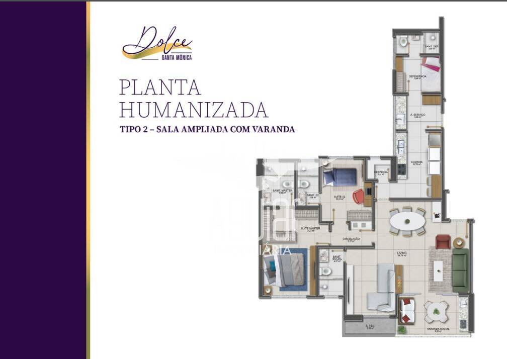 Apartamento à venda com 3 quartos, 121m² - Foto 29