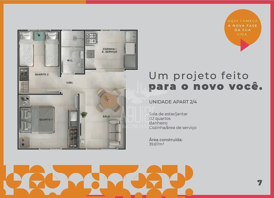 Apartamento à venda com 2 quartos, 39m² - Foto 14