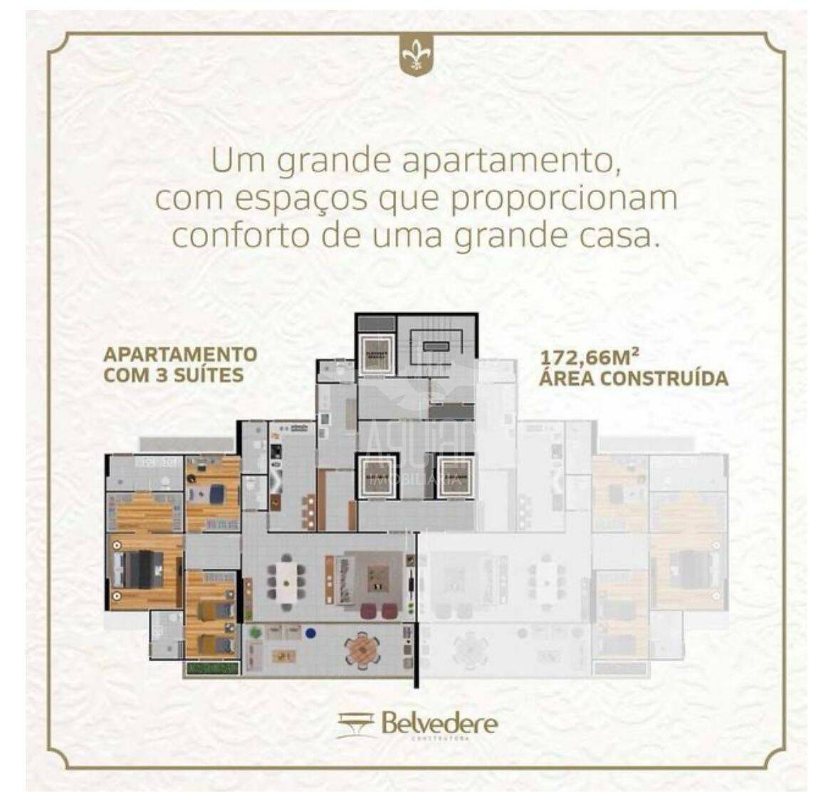 Apartamento à venda com 3 quartos, 172m² - Foto 6