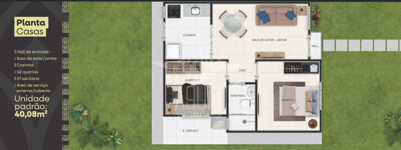 Casa à venda com 2 quartos, 41m² - Foto 3