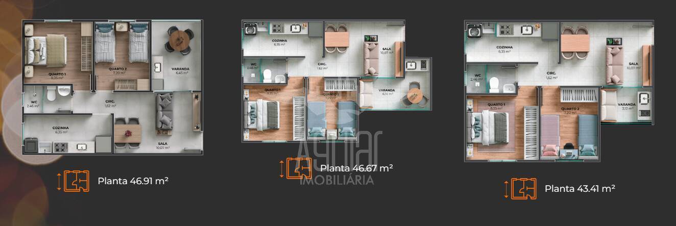 Apartamento à venda com 2 quartos, 46m² - Foto 4