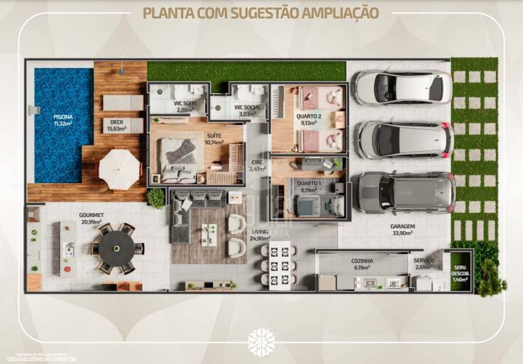 Casa à venda com 3 quartos, 116m² - Foto 9