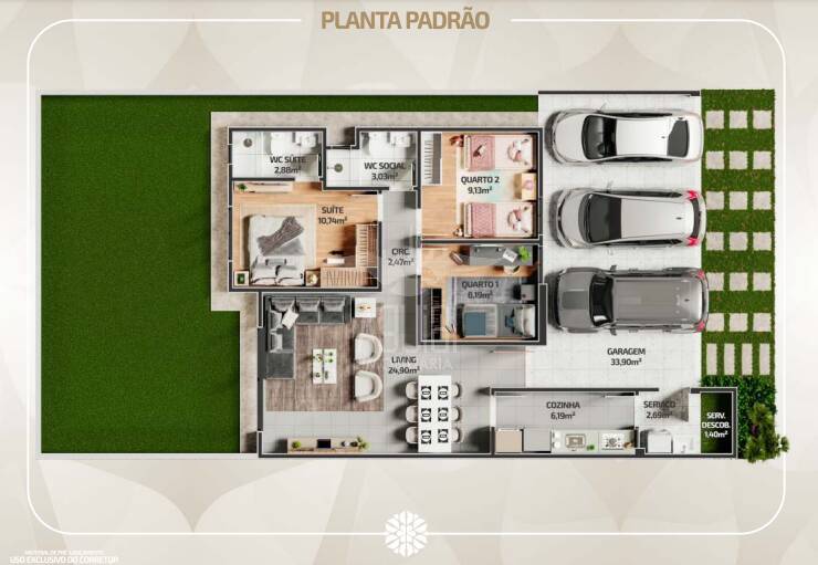 Casa à venda com 3 quartos, 116m² - Foto 8